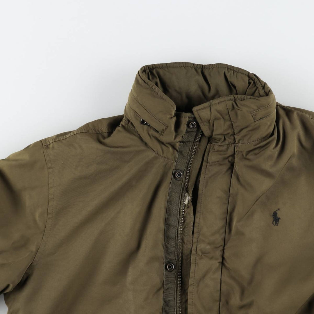 Ralph Lauren POLO by Ralph Lauren padded puffer jacket, men's size S polyester beige type brown Vintage Second Hand