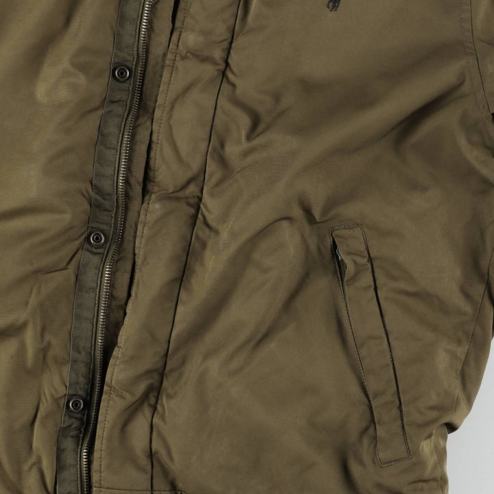 Ralph Lauren POLO by Ralph Lauren padded puffer jacket, men's size S polyester beige type brown Vintage Second Hand