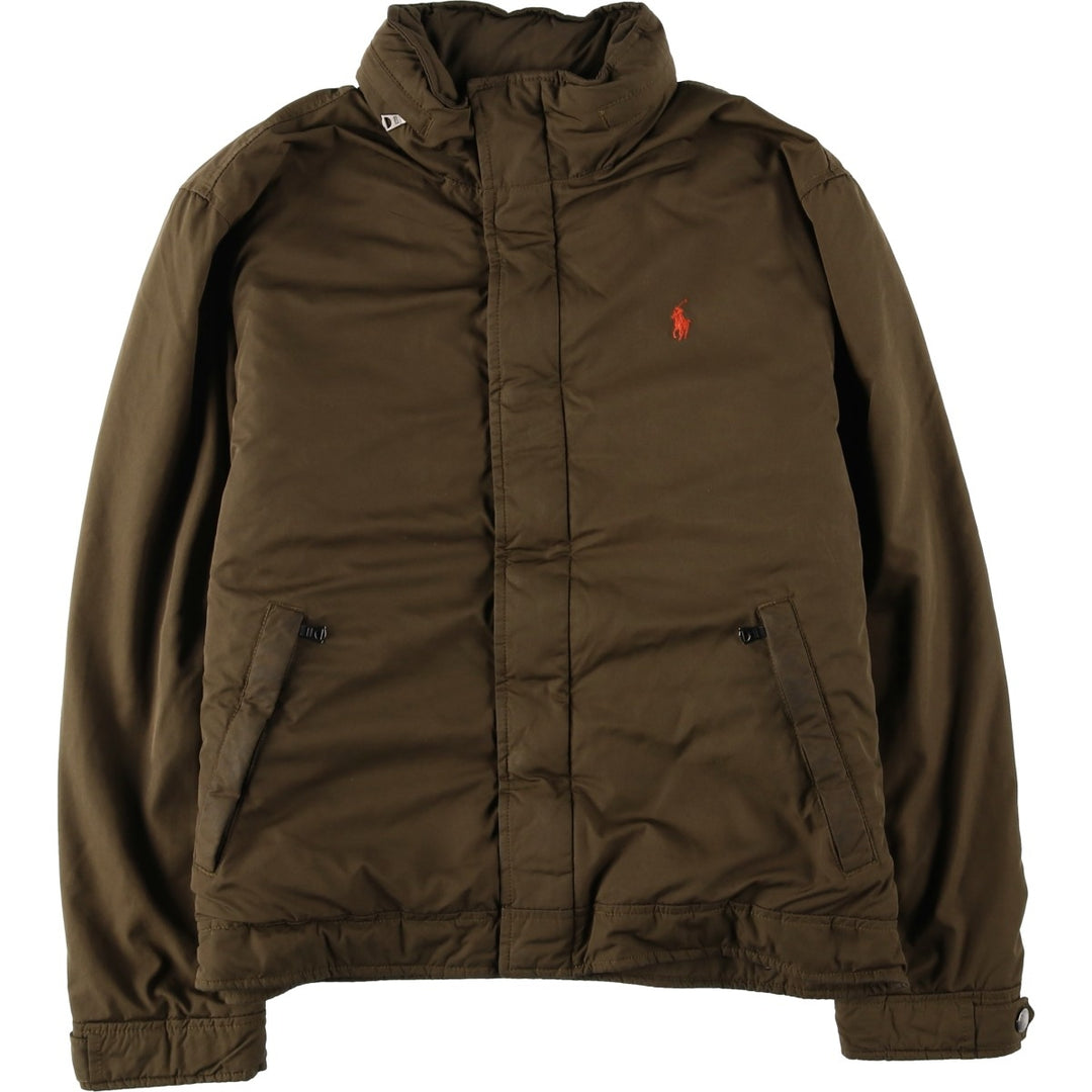 Ralph Lauren POLO by Ralph Lauren padded puffer jacket, men's size M polyester brown type Vintage Second Hand
