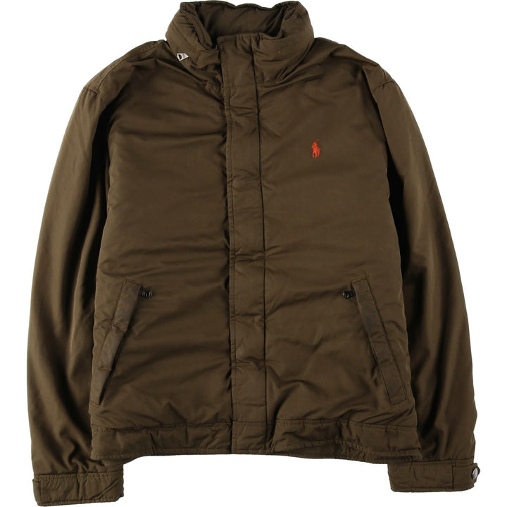 Ralph Lauren POLO by Ralph Lauren padded puffer jacket, men's size M polyester brown type Vintage Second Hand