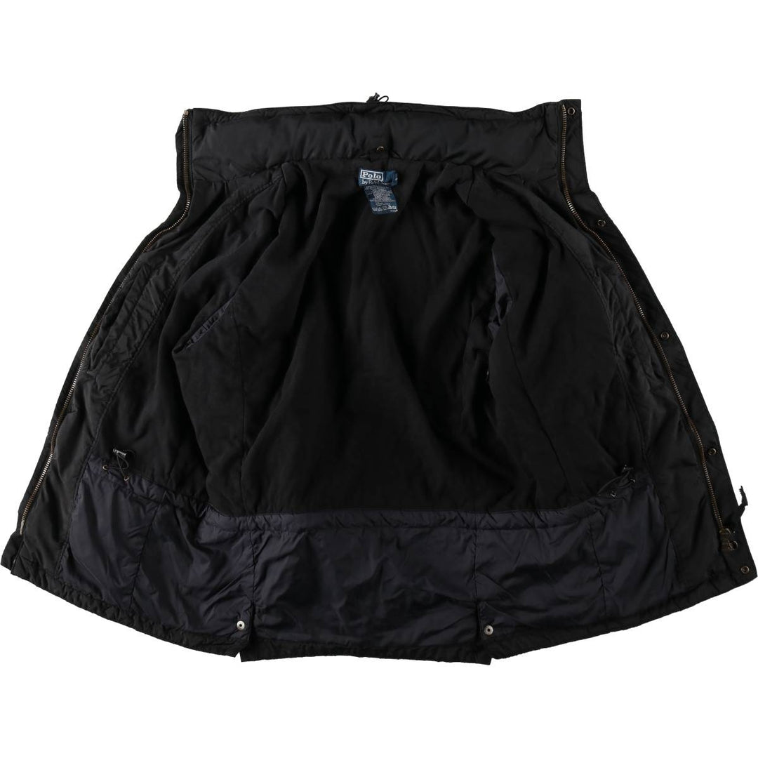 Ralph Lauren POLO by Ralph Lauren padded puffer jacket, men's size S polyester black type Vintage Second Hand