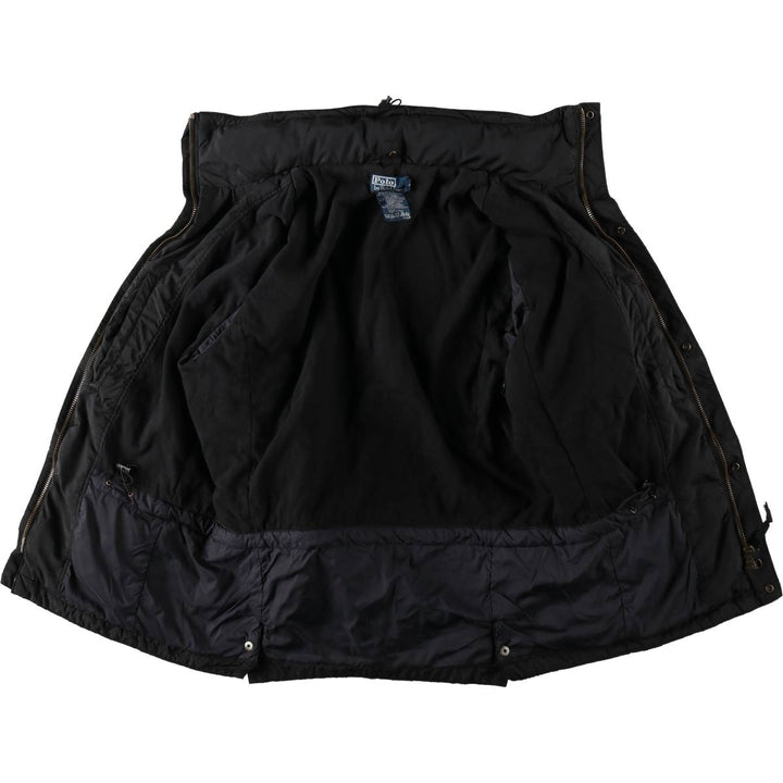 Ralph Lauren POLO by Ralph Lauren padded puffer jacket, men's size S polyester black type Vintage Second Hand
