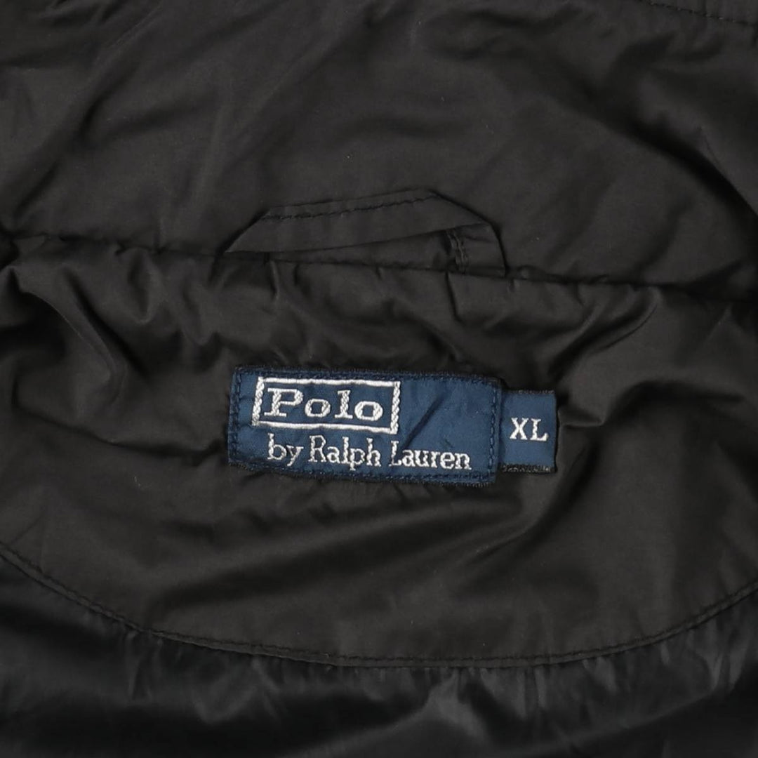 Ralph Lauren POLO by Ralph Lauren Quilted Puffer Jacket, Men's Size XL polyester black type Vintage Second Hand