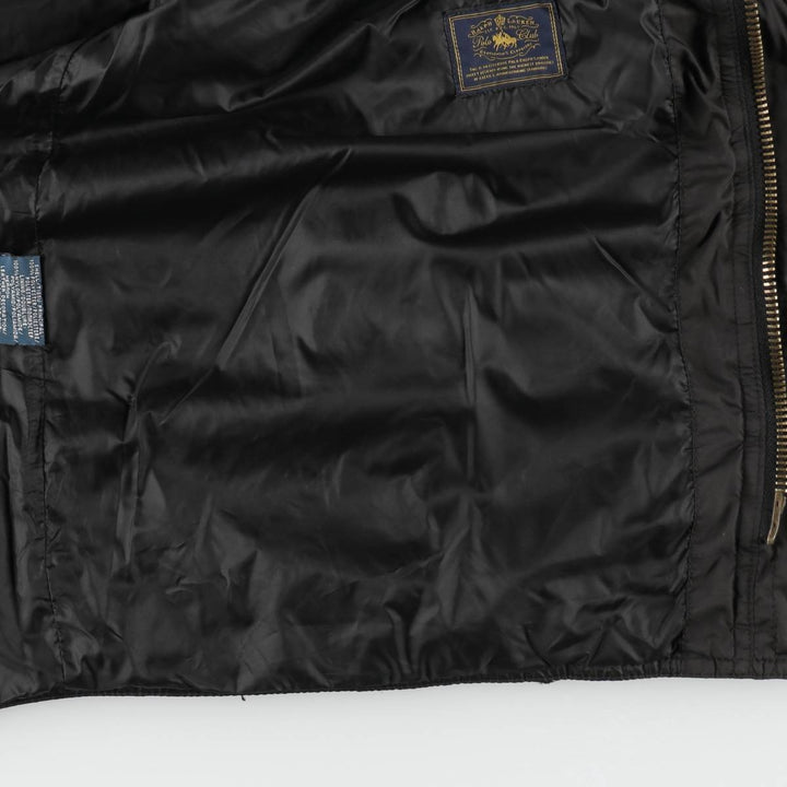 Ralph Lauren POLO by Ralph Lauren Quilted Puffer Jacket, Men's Size XL polyester black type Vintage Second Hand