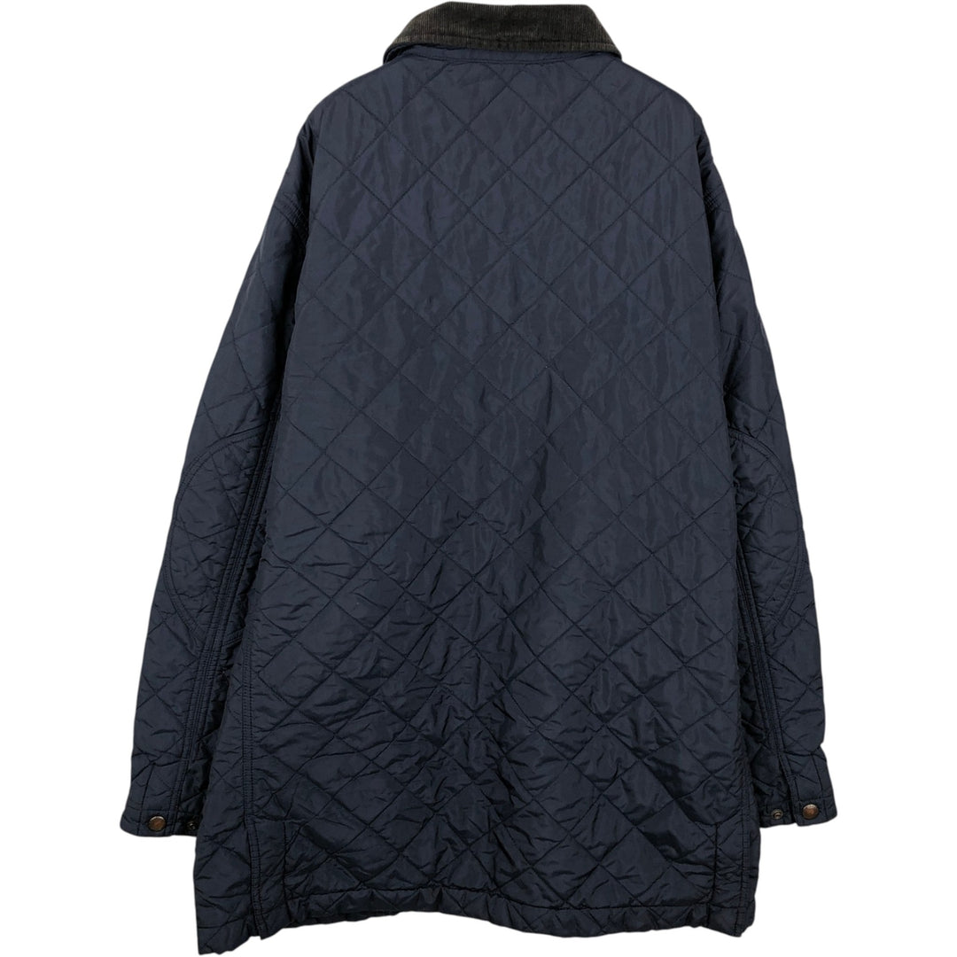 Ralph Lauren POLO by Ralph Lauren Quilted Puffer Jacket, Men's Size XL polyester navy blue type Vintage Second Hand