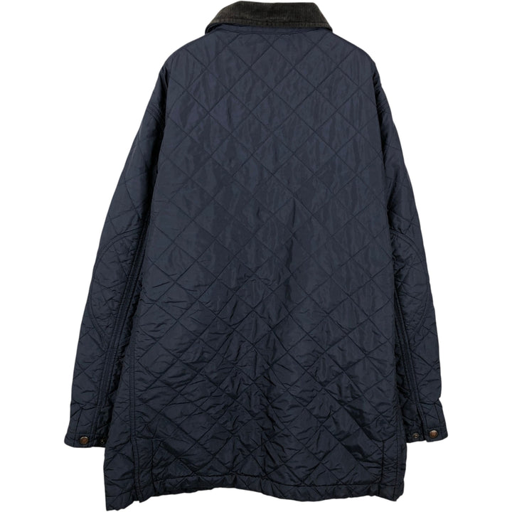 Ralph Lauren POLO by Ralph Lauren Quilted Puffer Jacket, Men's Size XL polyester navy blue type Vintage Second Hand