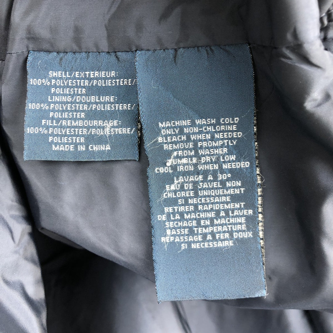 Ralph Lauren POLO by Ralph Lauren Quilted Puffer Jacket, Men's Size XL polyester navy blue type Vintage Second Hand