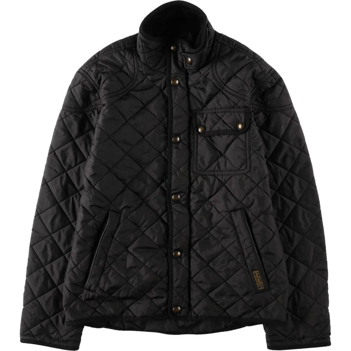 Ralph Lauren POLO by Ralph Lauren Quilted Puffer Jacket, Men's Size Medium polyester black type Vintage Second Hand