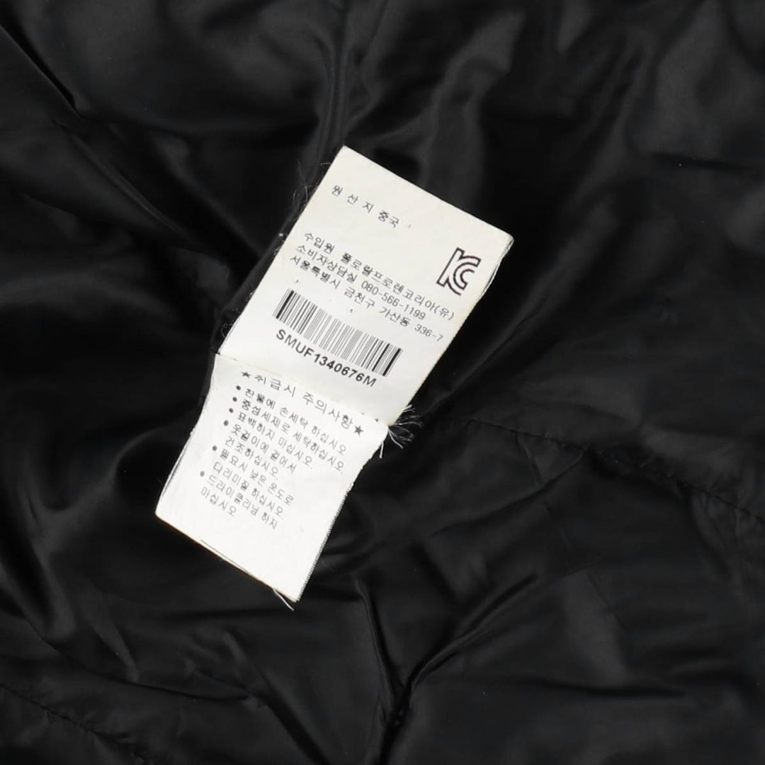 Ralph Lauren POLO by Ralph Lauren Quilted Puffer Jacket, Men's Size Medium polyester black type Vintage Second Hand