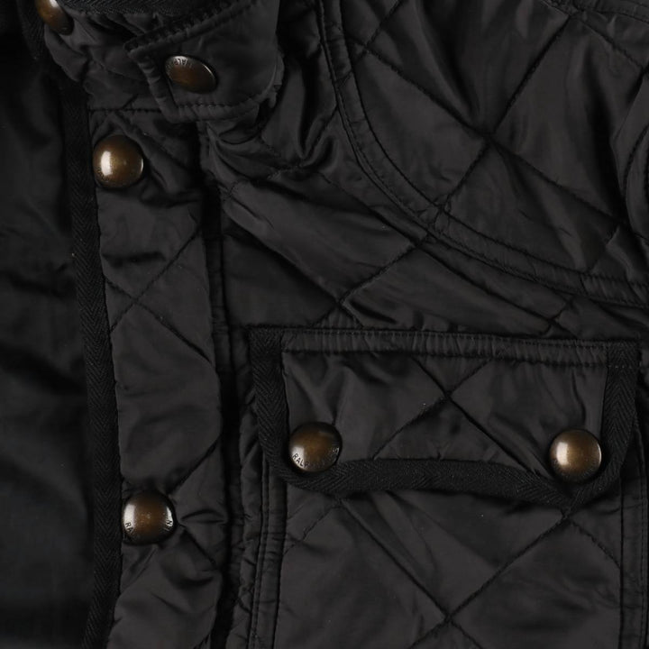 Ralph Lauren POLO by Ralph Lauren Quilted Puffer Jacket, Men's Size Medium polyester black type Vintage Second Hand