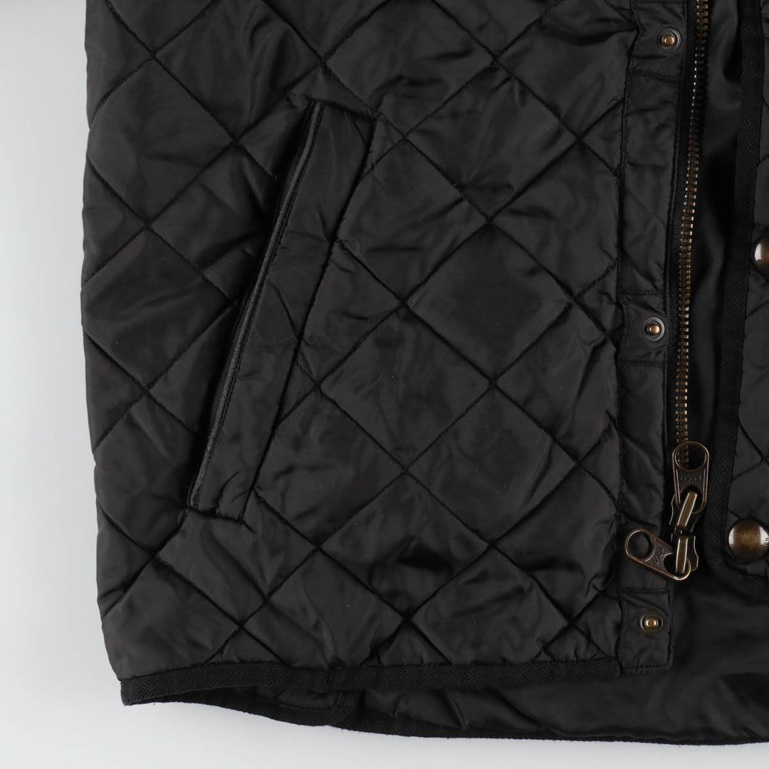 Ralph Lauren POLO by Ralph Lauren Quilted Puffer Jacket, Men's Size Medium polyester black type Vintage Second Hand