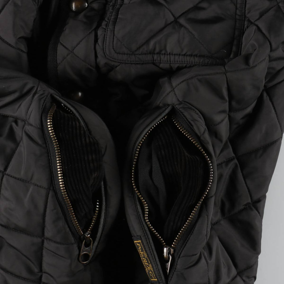 Ralph Lauren POLO by Ralph Lauren Quilted Puffer Jacket, Men's Size Medium polyester black type Vintage Second Hand