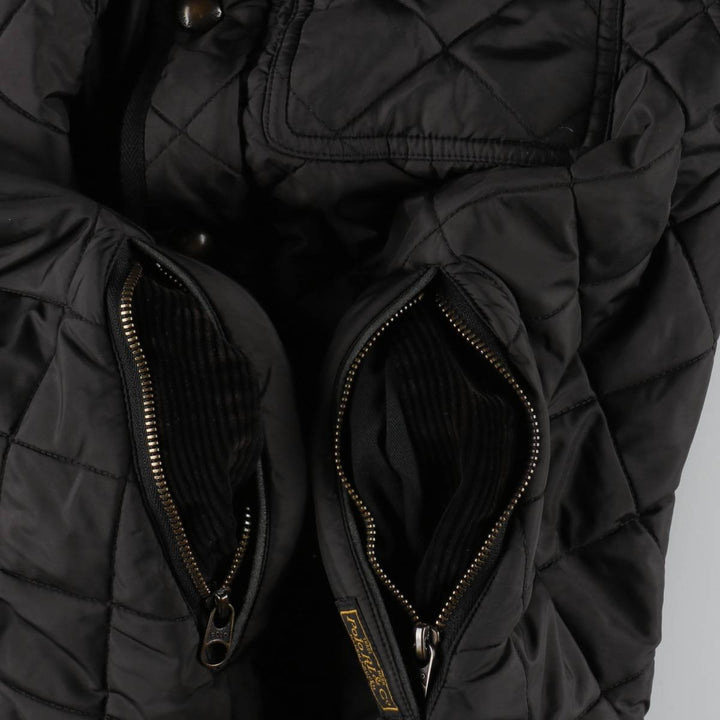 Ralph Lauren POLO by Ralph Lauren Quilted Puffer Jacket, Men's Size Medium polyester black type Vintage Second Hand