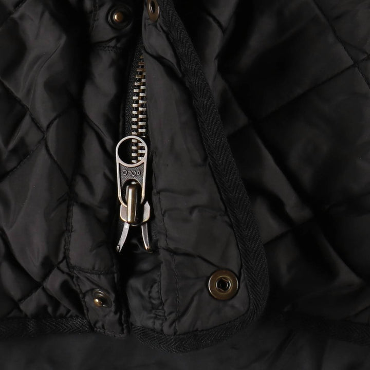 Ralph Lauren POLO by Ralph Lauren Quilted Puffer Jacket, Men's Size Medium polyester black type Vintage Second Hand