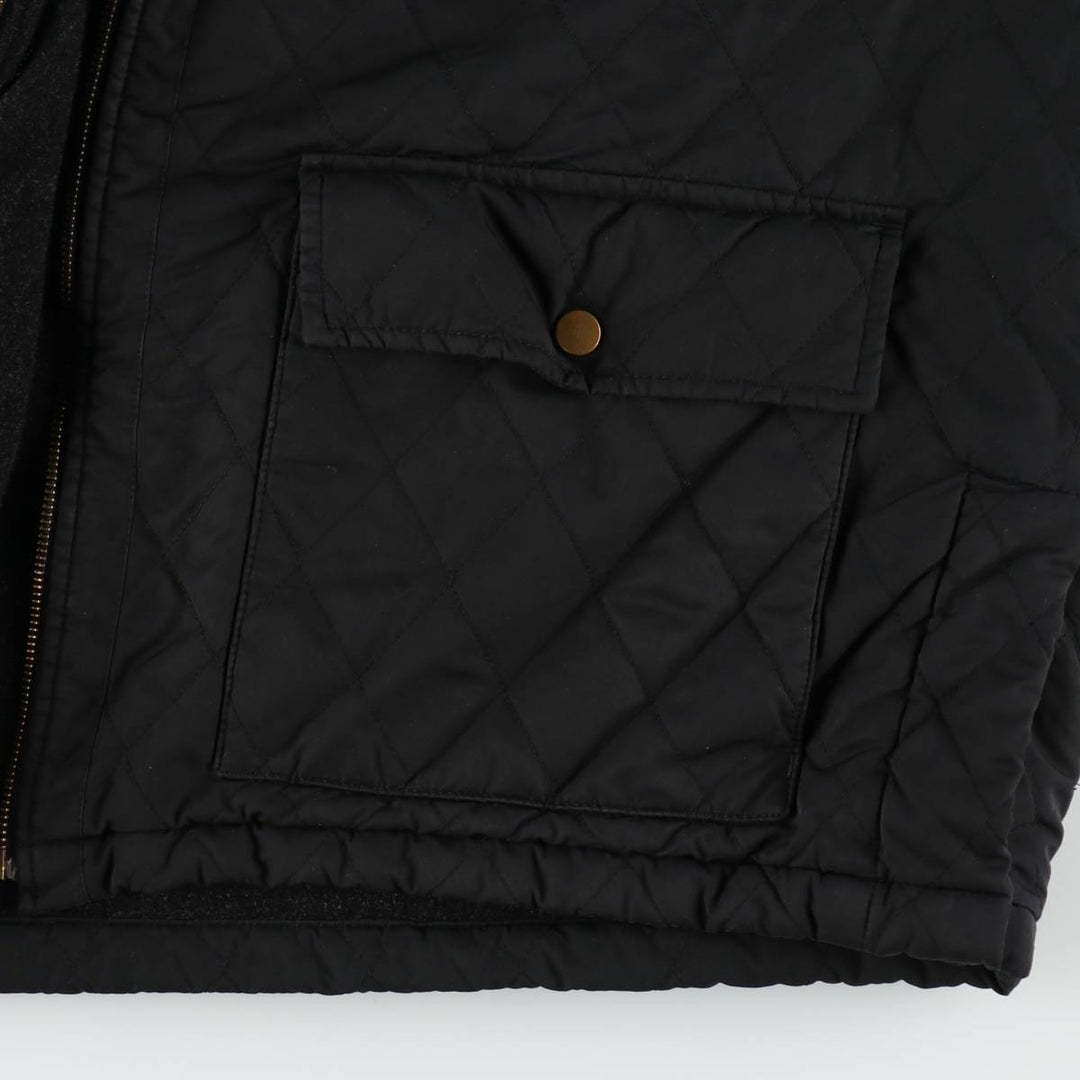 Ralph Lauren POLO by Ralph Lauren quilted puffer jacket, men's size XL polyester black type Vintage Second Hand