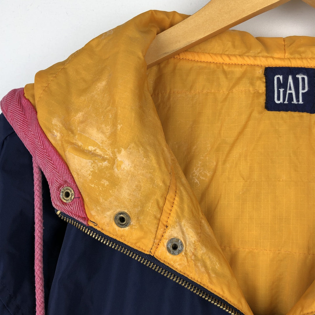 90'S GAP Old GAP Half-Zip Anorak Parka, Men's Size M (approx.), Vintage Nylon navy blue type Vintage Second Hand