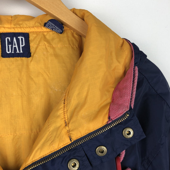 90'S GAP Old GAP Half-Zip Anorak Parka, Men's Size M (approx.), Vintage Nylon navy blue type Vintage Second Hand