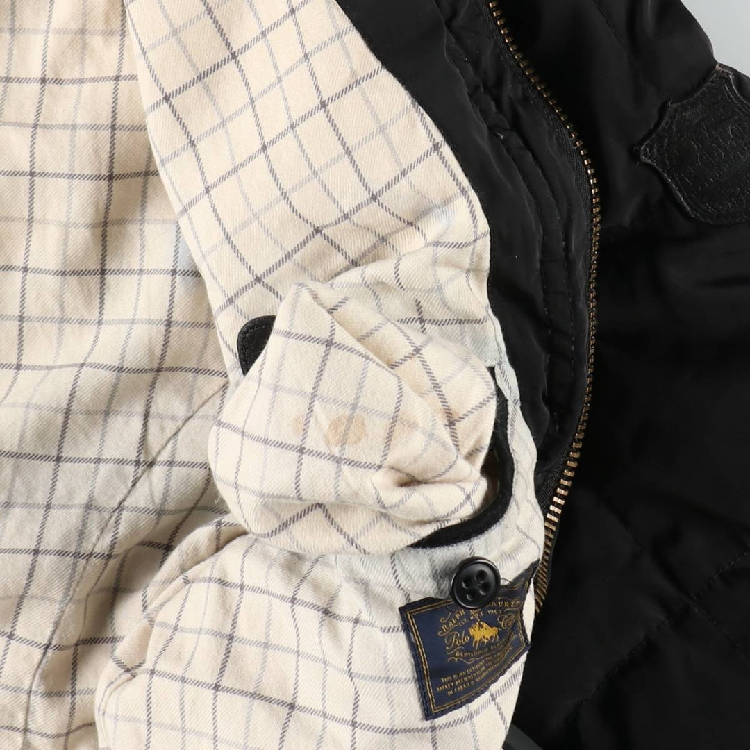 Ralph Lauren POLO by Ralph Lauren down jacket, men's size S polyester black type Vintage Second Hand