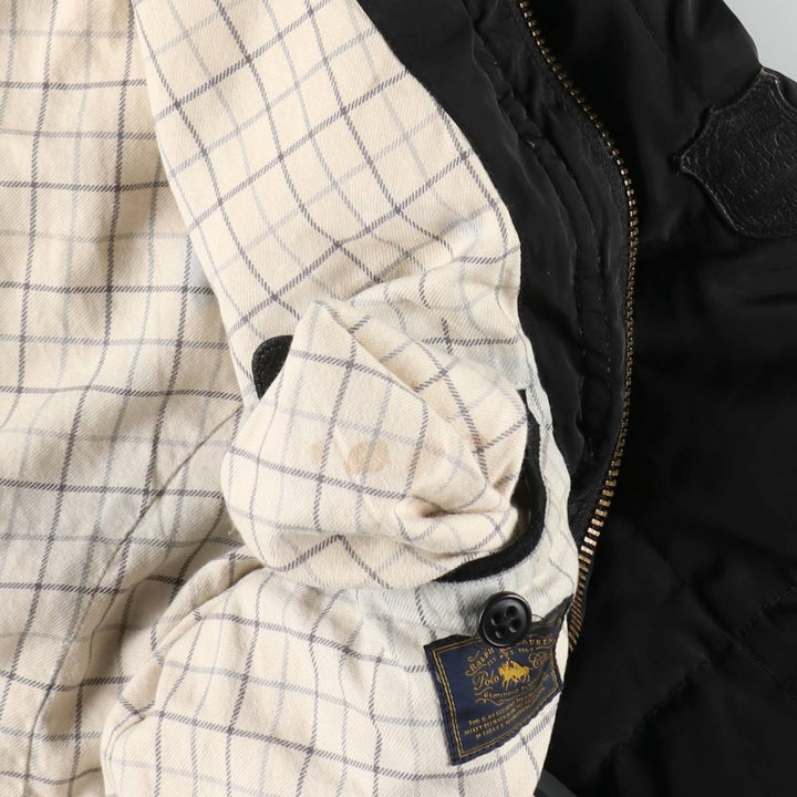 Ralph Lauren POLO by Ralph Lauren down jacket, men's size S polyester black type Vintage Second Hand