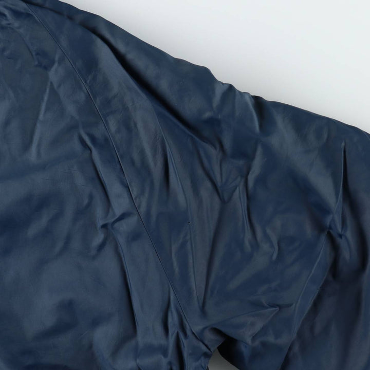 70'S Champion Runners Tag Coach Jacket Men's L Size Vintage unclear Navy blue Vintage Second Hand