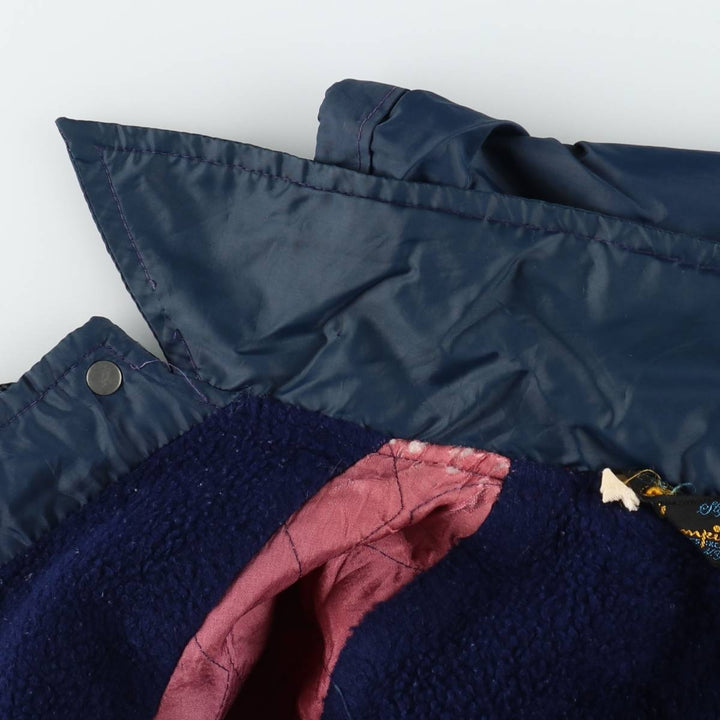 70'S Champion Runners Tag Coach Jacket Men's L Size Vintage unclear Navy blue Vintage Second Hand