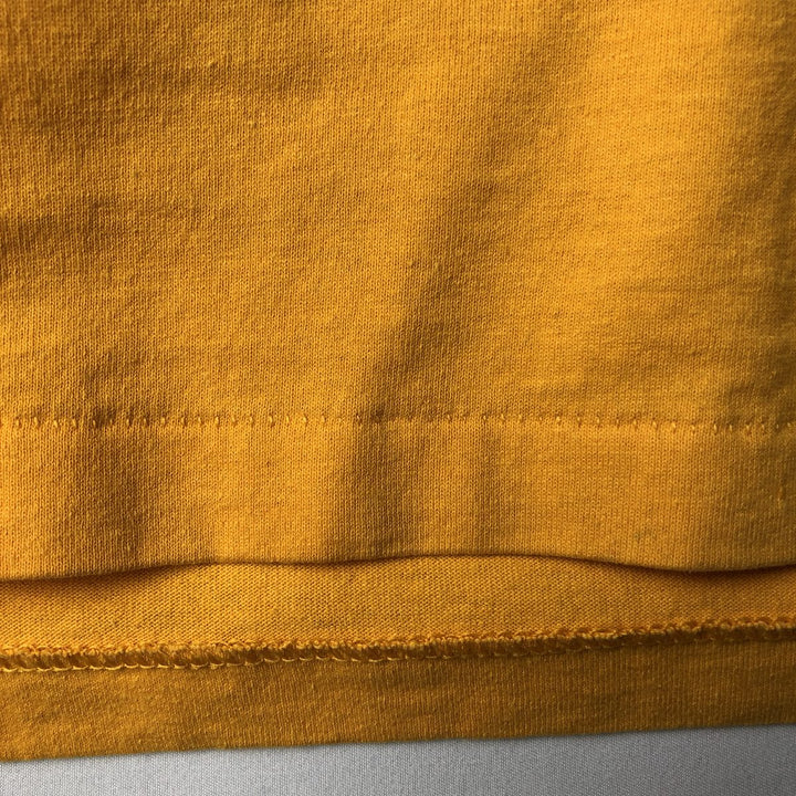 90'S Hanes HEAVYWEIGHT 50 cotton yellow type Vintage Second Hand