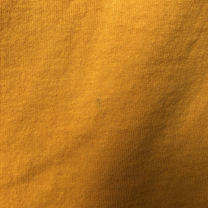 90'S Hanes HEAVYWEIGHT 50 cotton yellow type Vintage Second Hand