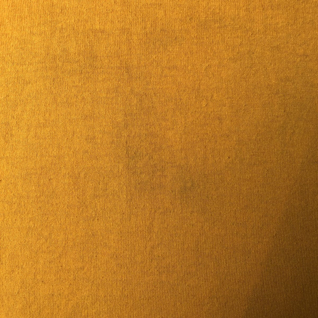90'S Hanes HEAVYWEIGHT 50 cotton yellow type Vintage Second Hand