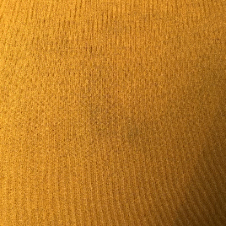 90'S Hanes HEAVYWEIGHT 50 cotton yellow type Vintage Second Hand