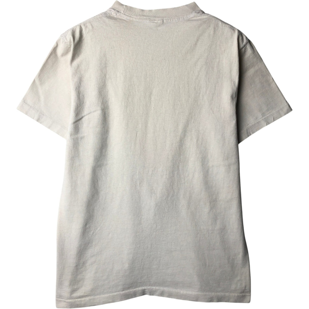 90'S Anvil BIG HED designs printed T-shirt, Made in USA, Men's size M (approx.), Vintage cotton ivory Vintage Second Hand