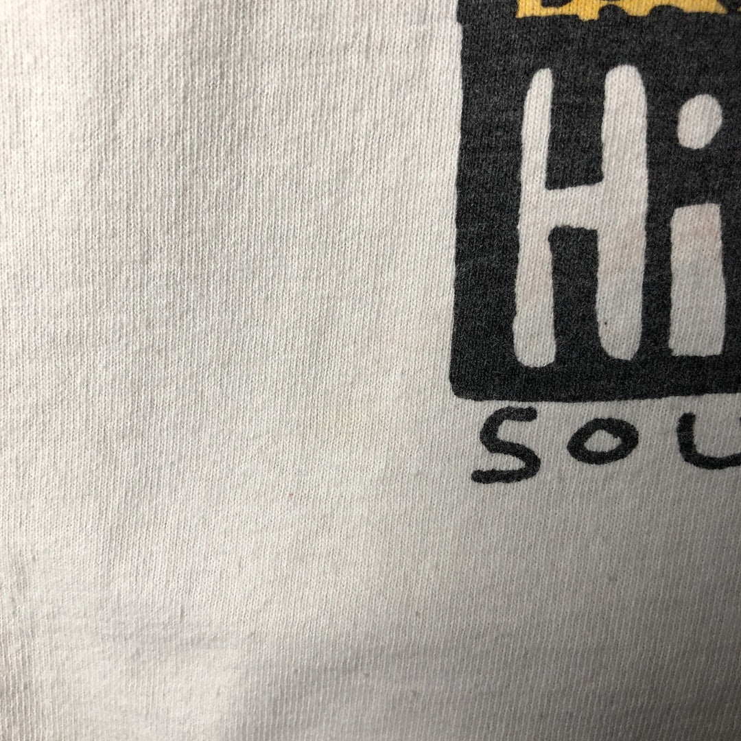 90'S Anvil BIG HED designs printed T-shirt, Made in USA, Men's size M (approx.), Vintage cotton ivory Vintage Second Hand