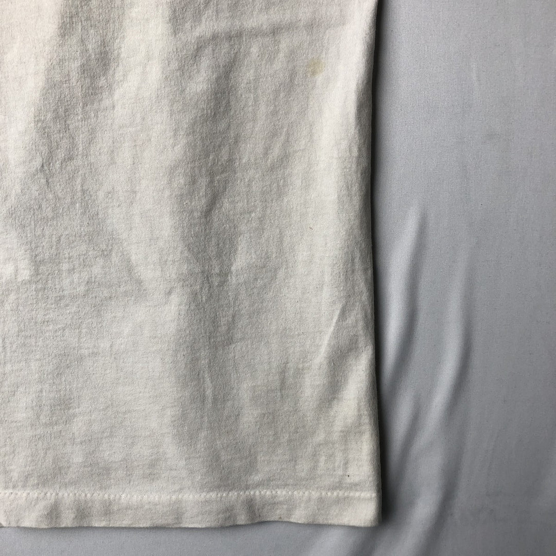 90'S Anvil BIG HED designs printed T-shirt, Made in USA, Men's size M (approx.), Vintage cotton ivory Vintage Second Hand
