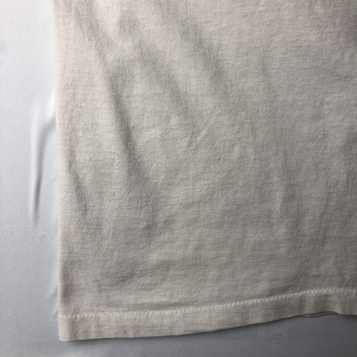 90'S Anvil BIG HED designs printed T-shirt, Made in USA, Men's size M (approx.), Vintage cotton ivory Vintage Second Hand