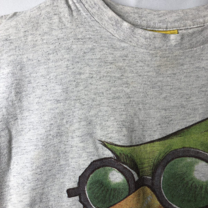 90'S Duck Head Print T-Shirt, Made in USA, Men's Size L (Equivalent), Vintage cotton gray type Vintage Second Hand