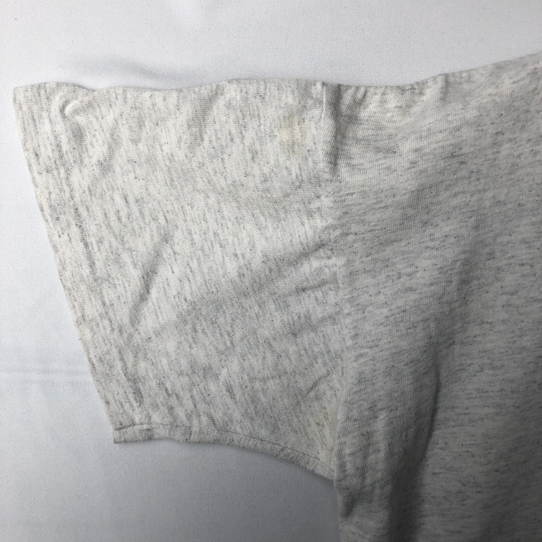 90'S Duck Head Print T-Shirt, Made in USA, Men's Size L (Equivalent), Vintage cotton gray type Vintage Second Hand
