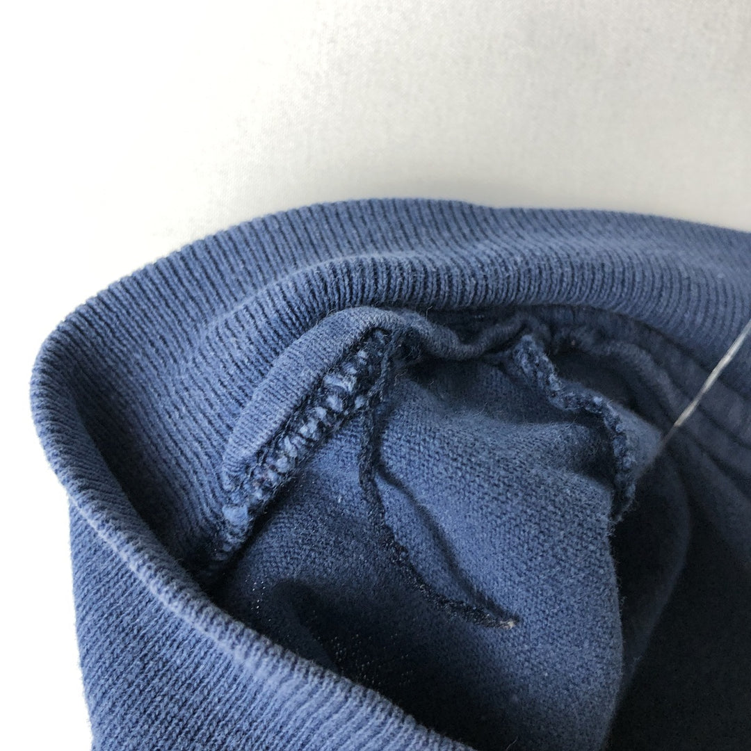 ~90'S Mock Neck Print T-Shirt, Men's Size S (Equivalent), Vintage unclear navy blue type Vintage Second Hand