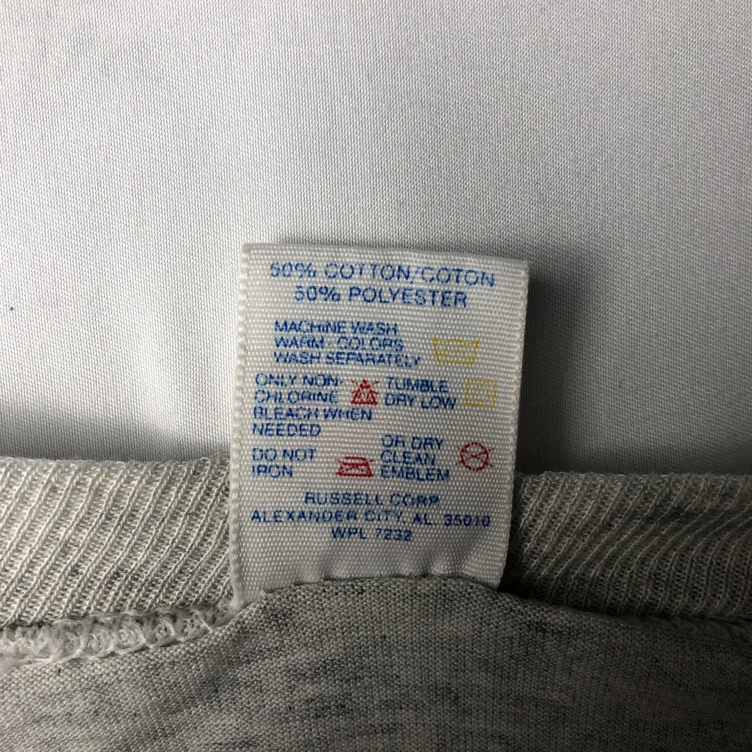 80s-90'S Jerzees LOISELLE'S INSTALLERS INC. Advertising T-shirt, Made in USA, Men's Size L (approx.), Vintage cotton gray type Vintage Second Hand