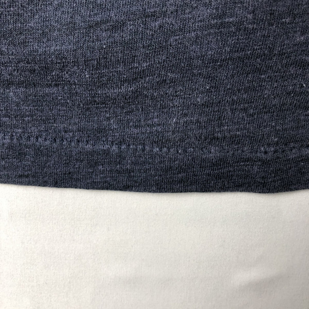 ~80'S 5050 Print T-Shirt, Men's Size L (Equivalent), Vintage unclear navy blue type Vintage Second Hand