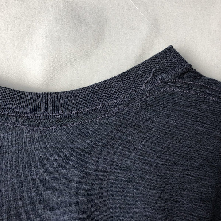~80'S 5050 Print T-Shirt, Men's Size L (Equivalent), Vintage unclear navy blue type Vintage Second Hand