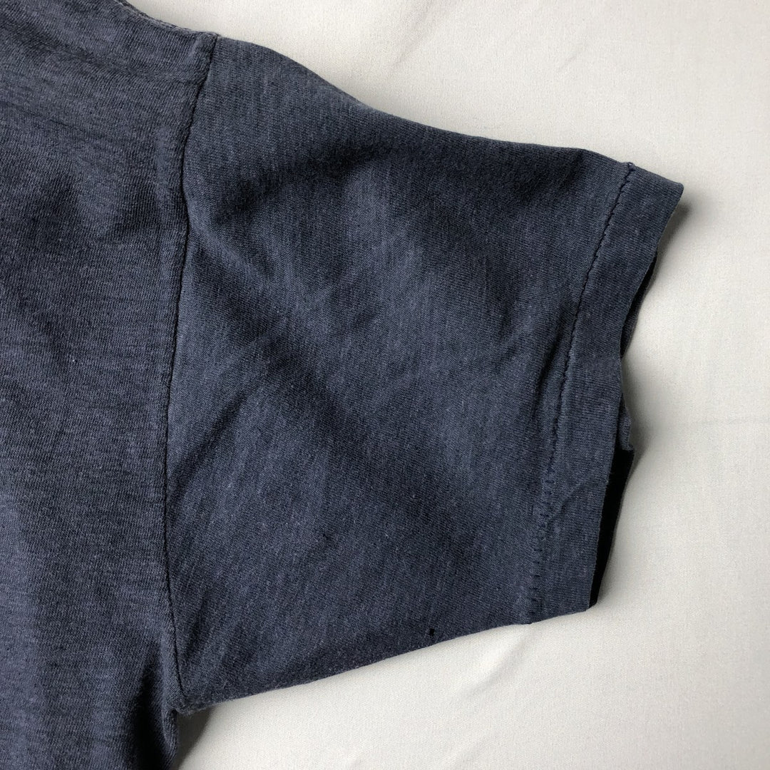 ~80'S 5050 Print T-Shirt, Men's Size L (Equivalent), Vintage unclear navy blue type Vintage Second Hand