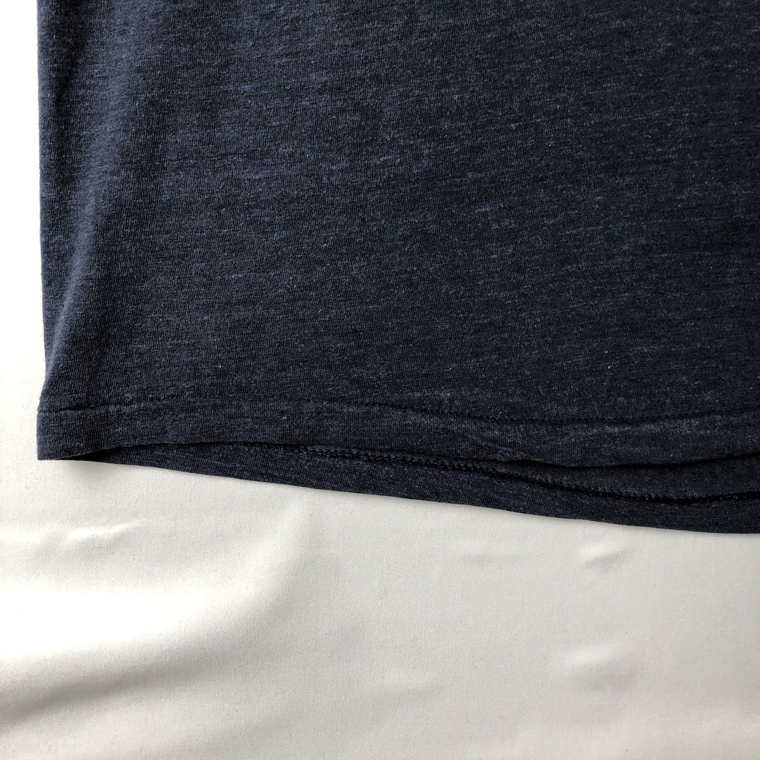 ~80'S 5050 Print T-Shirt, Men's Size L (Equivalent), Vintage unclear navy blue type Vintage Second Hand