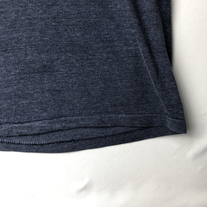 ~80'S 5050 Print T-Shirt, Men's Size L (Equivalent), Vintage unclear navy blue type Vintage Second Hand