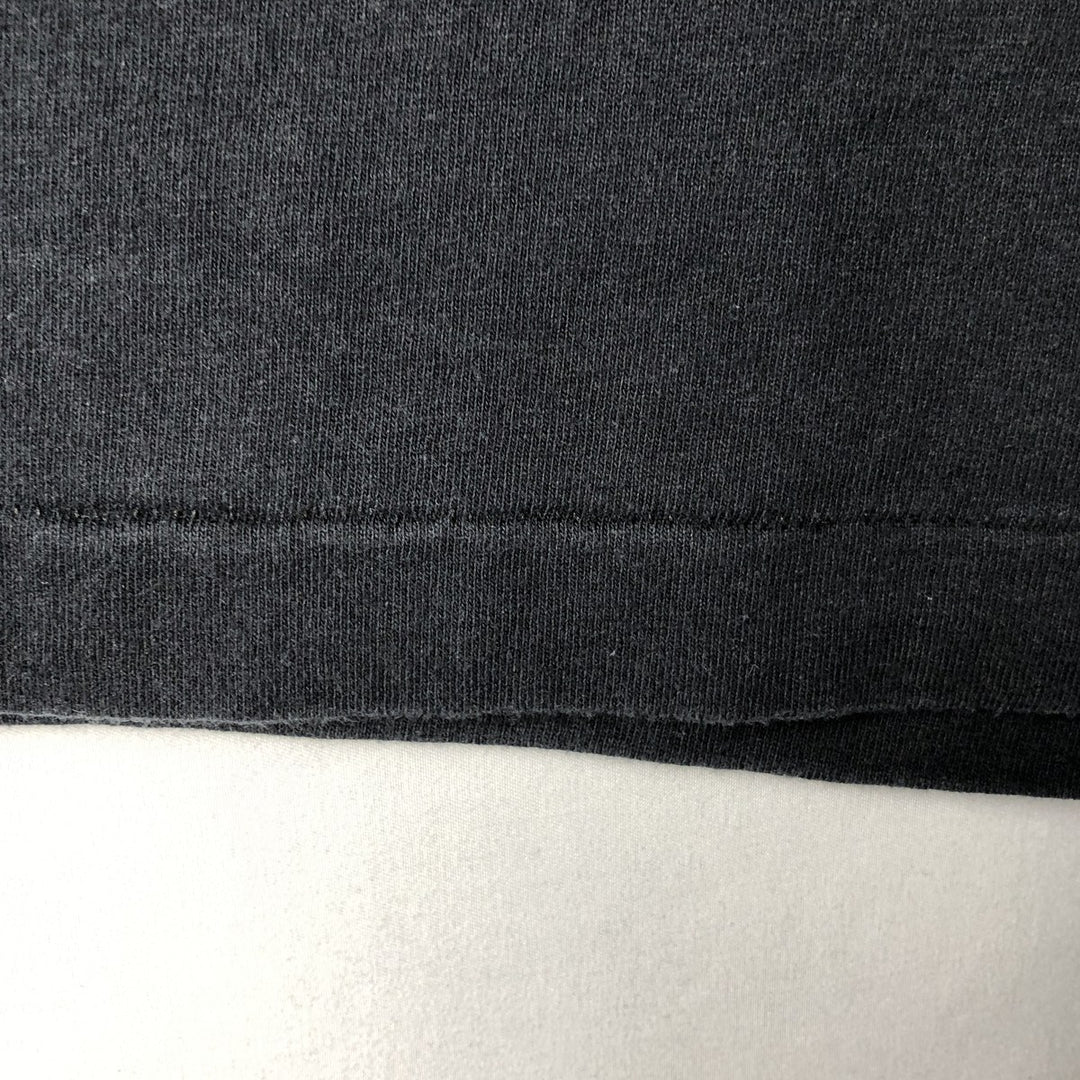 90'S Fruit of the Loom Short-Sleeve Printed T-Shirt, Made in Ireland, Men's Size M (approx.), Vintage cotton black type Vintage Second Hand