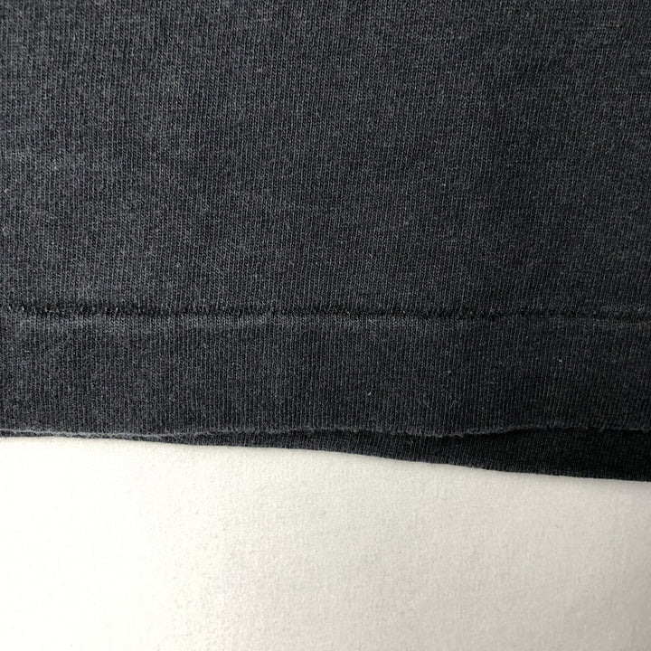 90'S Fruit of the Loom Short-Sleeve Printed T-Shirt, Made in Ireland, Men's Size M (approx.), Vintage cotton black type Vintage Second Hand