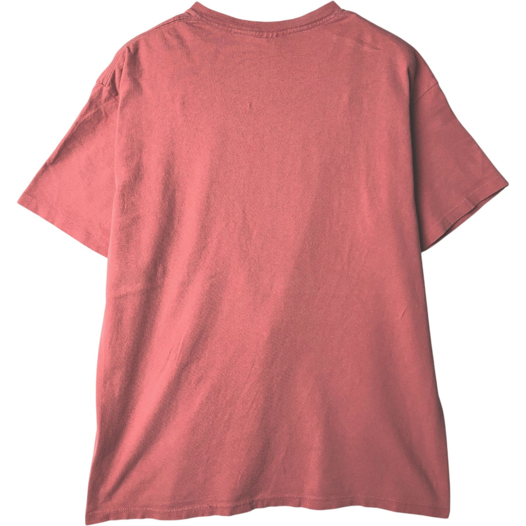 90'S Esprit Short-Sleeve Printed T-Shirt, Made in USA, Men's Size M (Equivalent), Vintage cotton pink type Vintage Second Hand
