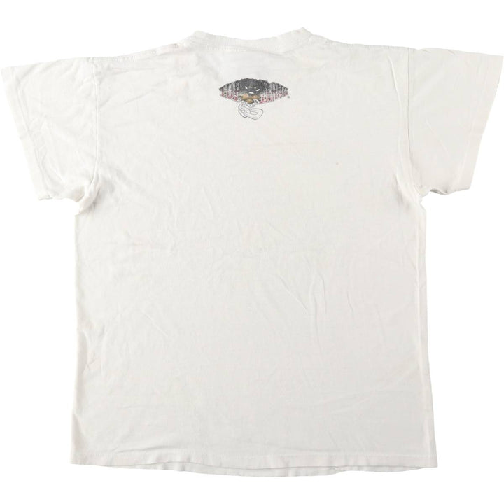 90'S TOP DAWG Dog Print Animal T-Shirt, Made in USA, Men's XL (approx.) Vintage cotton white type Vintage Second Hand