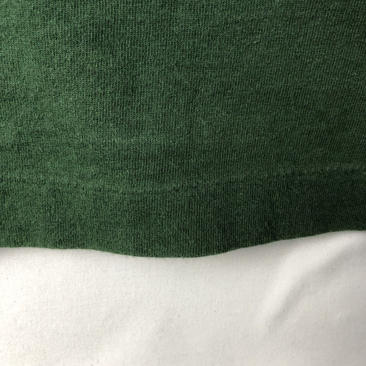 90'S Fruit of the Loom SCREEN STARS Screen Stars Printed T-shirt Men's L size Vintage cotton Green type dark green Vintage Second Hand