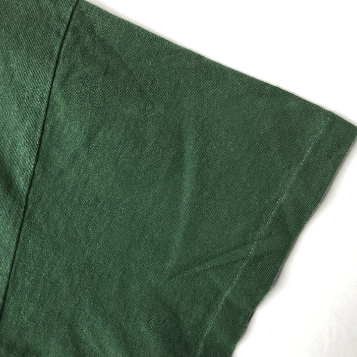 90'S Fruit of the Loom SCREEN STARS Screen Stars Printed T-shirt Men's L size Vintage cotton Green type dark green Vintage Second Hand