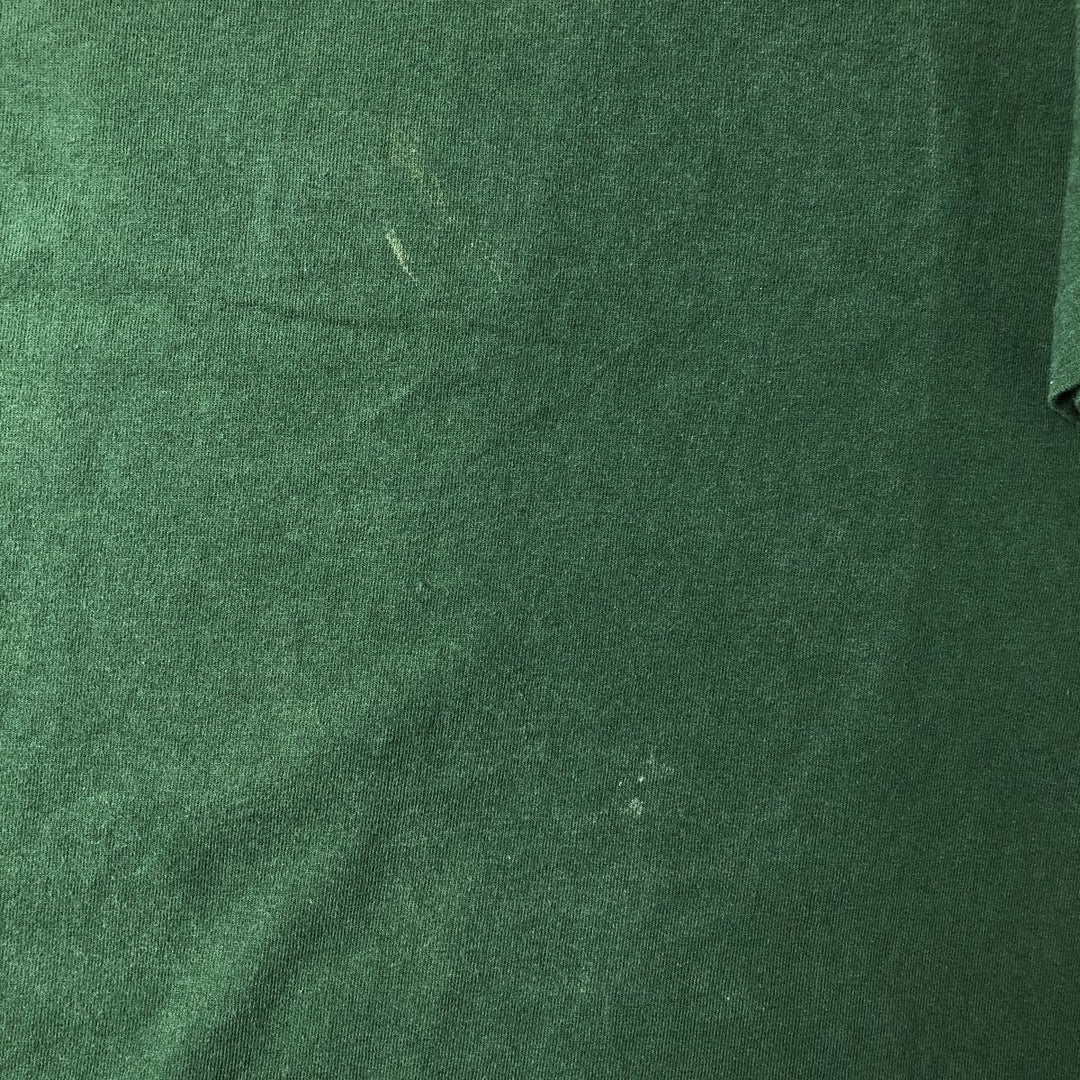 90'S Fruit of the Loom SCREEN STARS Screen Stars Printed T-shirt Men's L size Vintage cotton Green type dark green Vintage Second Hand