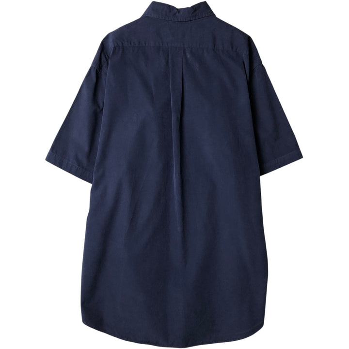 Ralph Lauren short sleeve button down shirt, men's XL size cotton navy blue type Vintage Second Hand